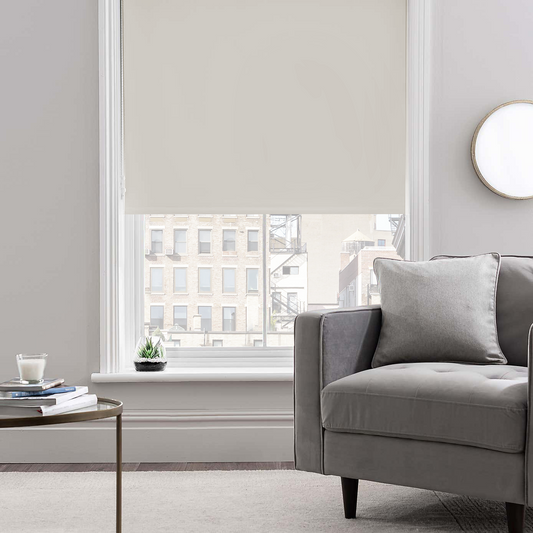 CRYSTAL NATURAL GLOW BLACKOUT ROLLER SHADE