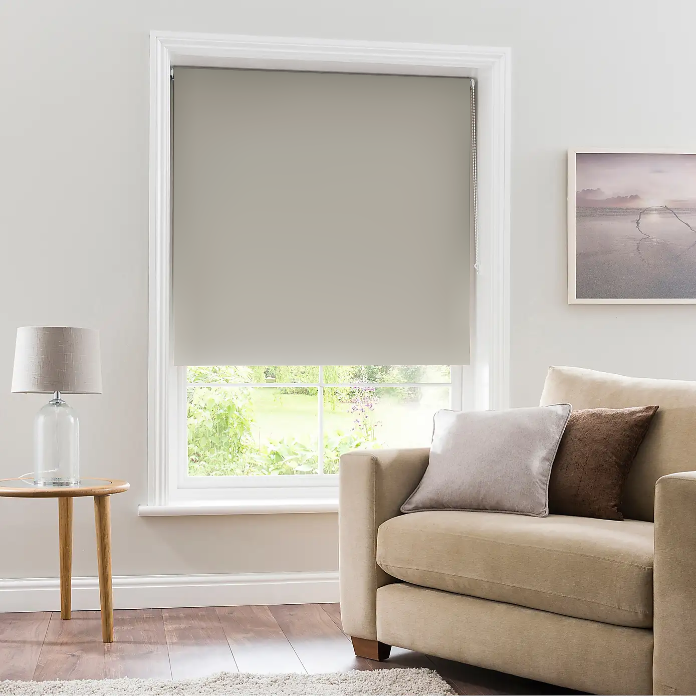 CRYSTAL EARTHY PEBBLE BLACKOUT ROLLER SHADE