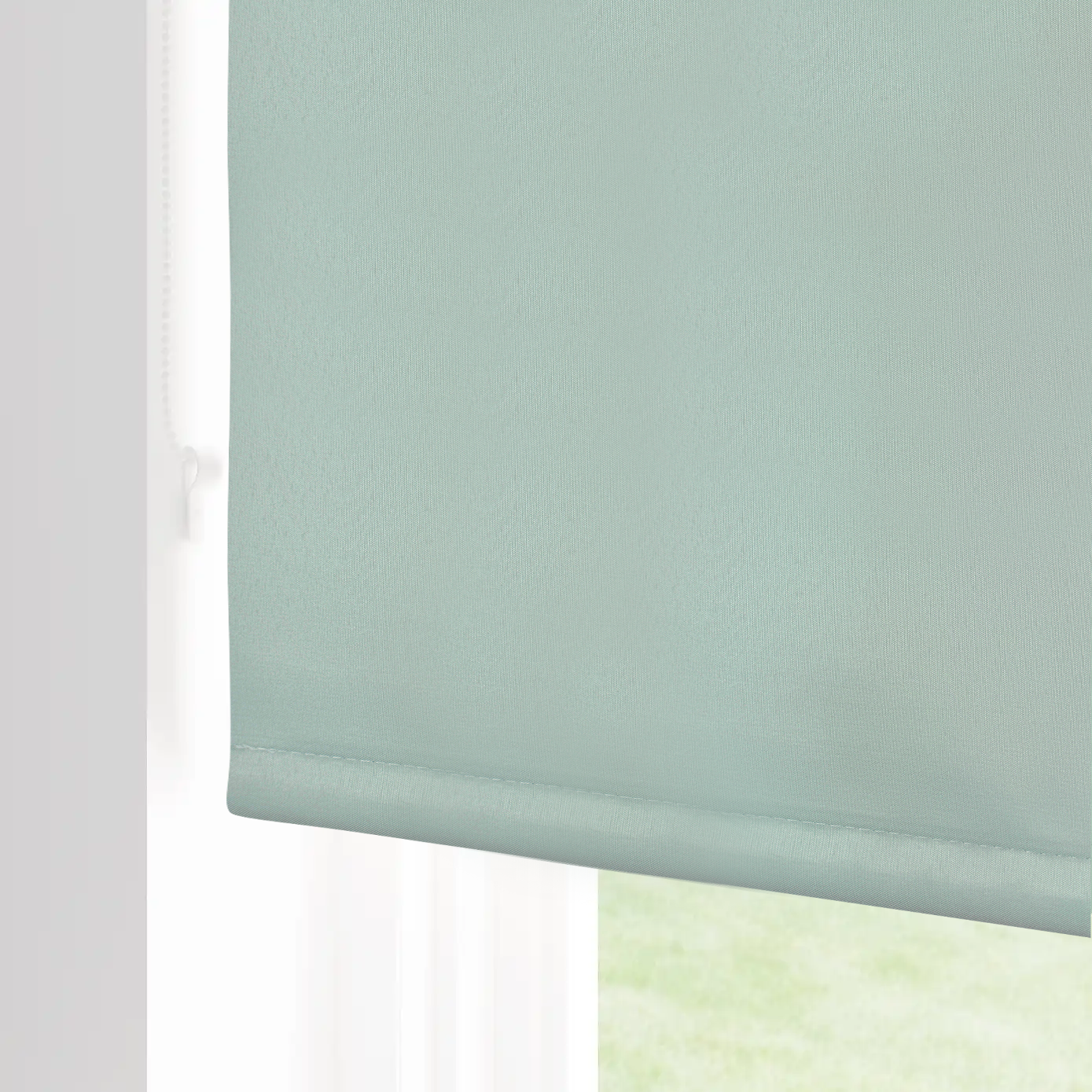 CRYSTAL SAGE-TOUCHED BLACKOUT ROLLER SHADE