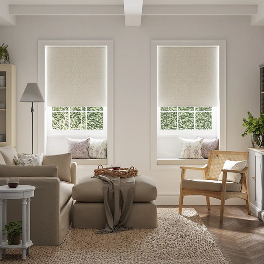 AVEN SILVER DOBBY ROLLER SHADE