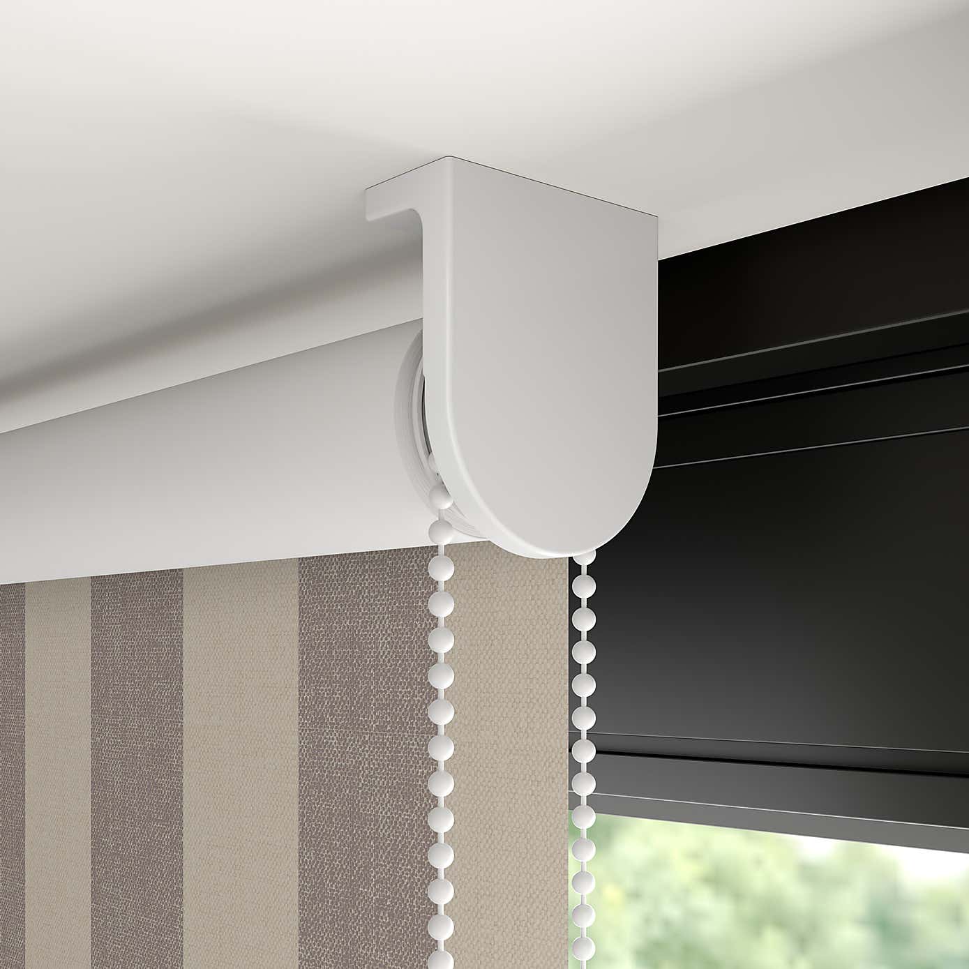 BEATRICE NATURAL STRIPE ROLLER SHADE