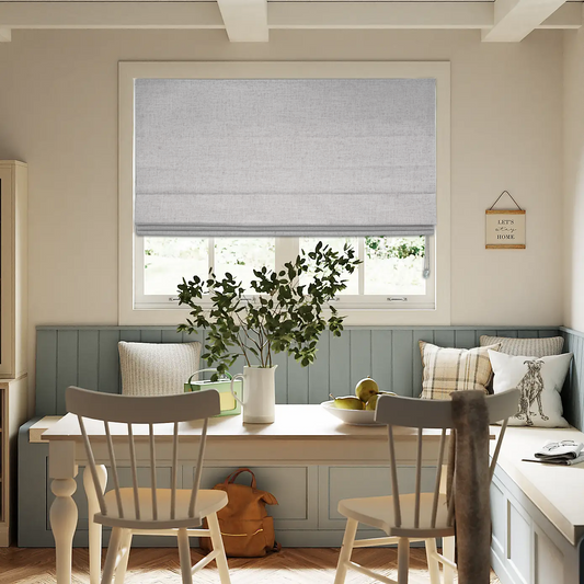 BELTON PLAIN ROMAN SHADE IN LINEN