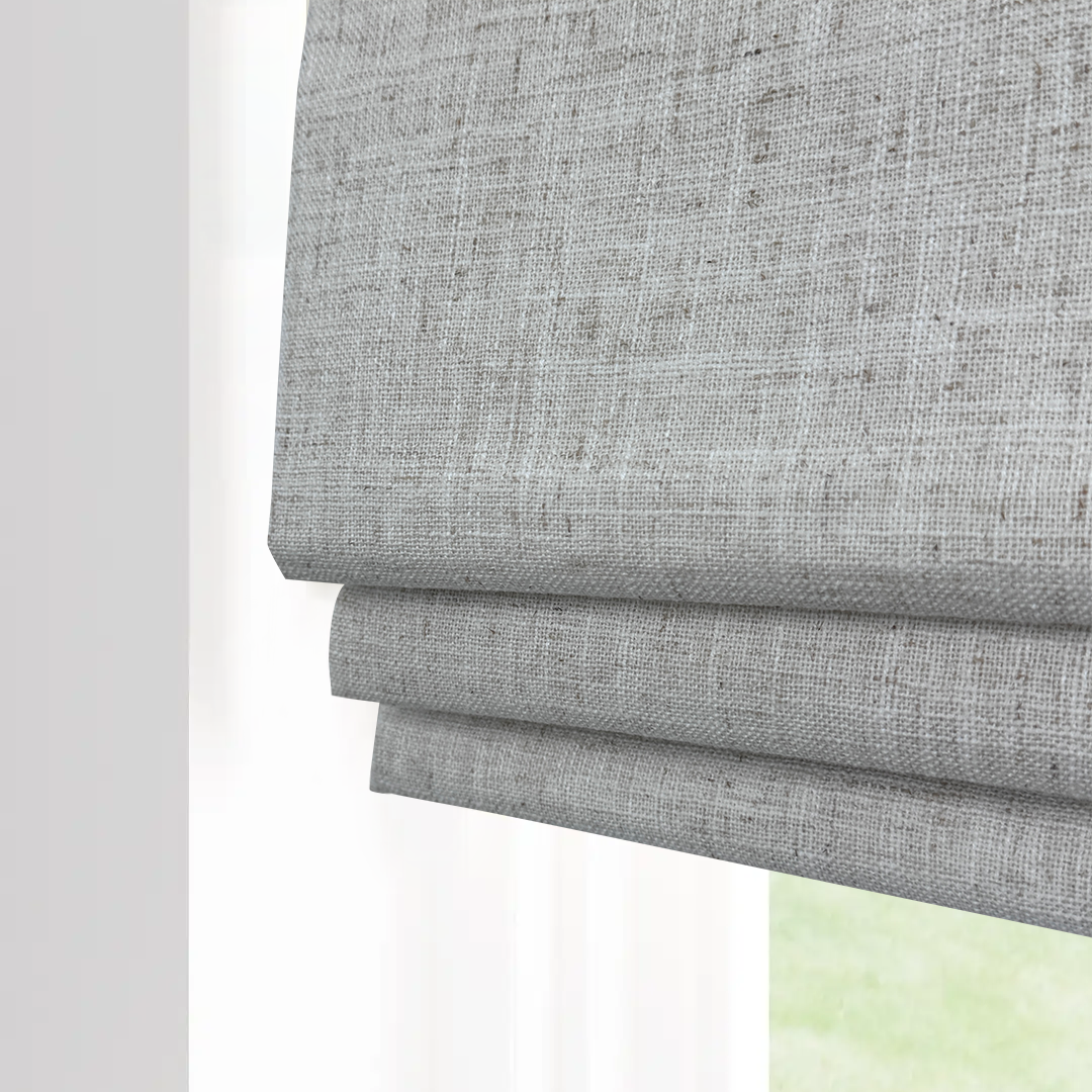 BELTON PLAIN ROMAN SHADE IN LINEN