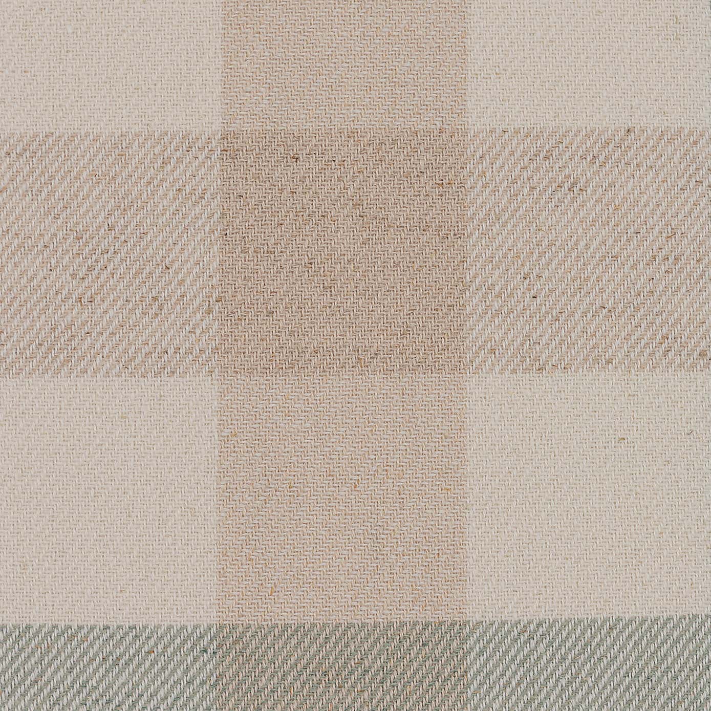 LARGE CHECK ROMAN SHADE IN SAGE