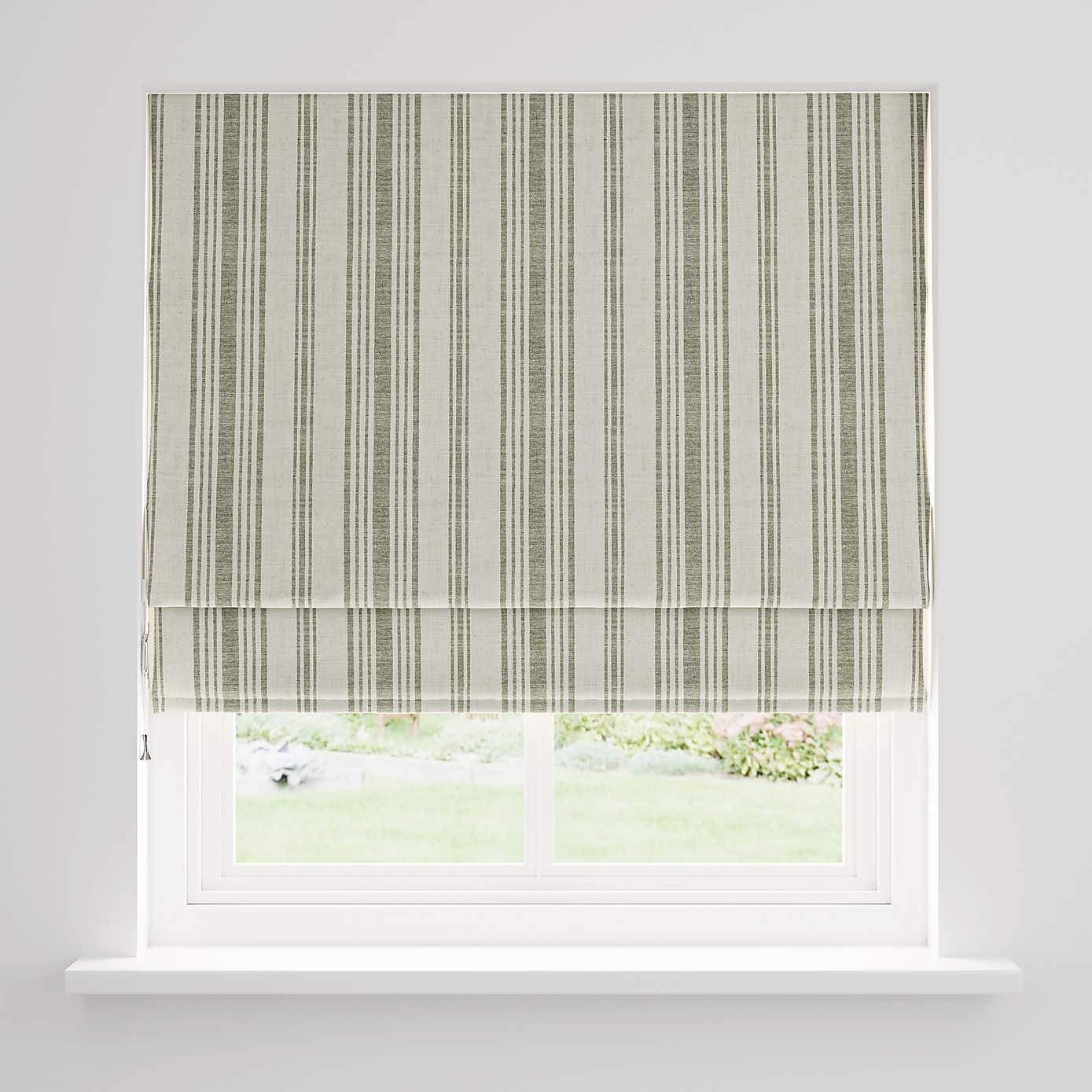 CHURCHGATE BELTON STRIPE ROMAN SHADE