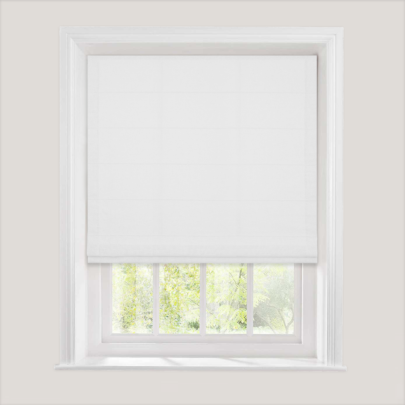 Linen Textured Soft light-filtering Roman Shade