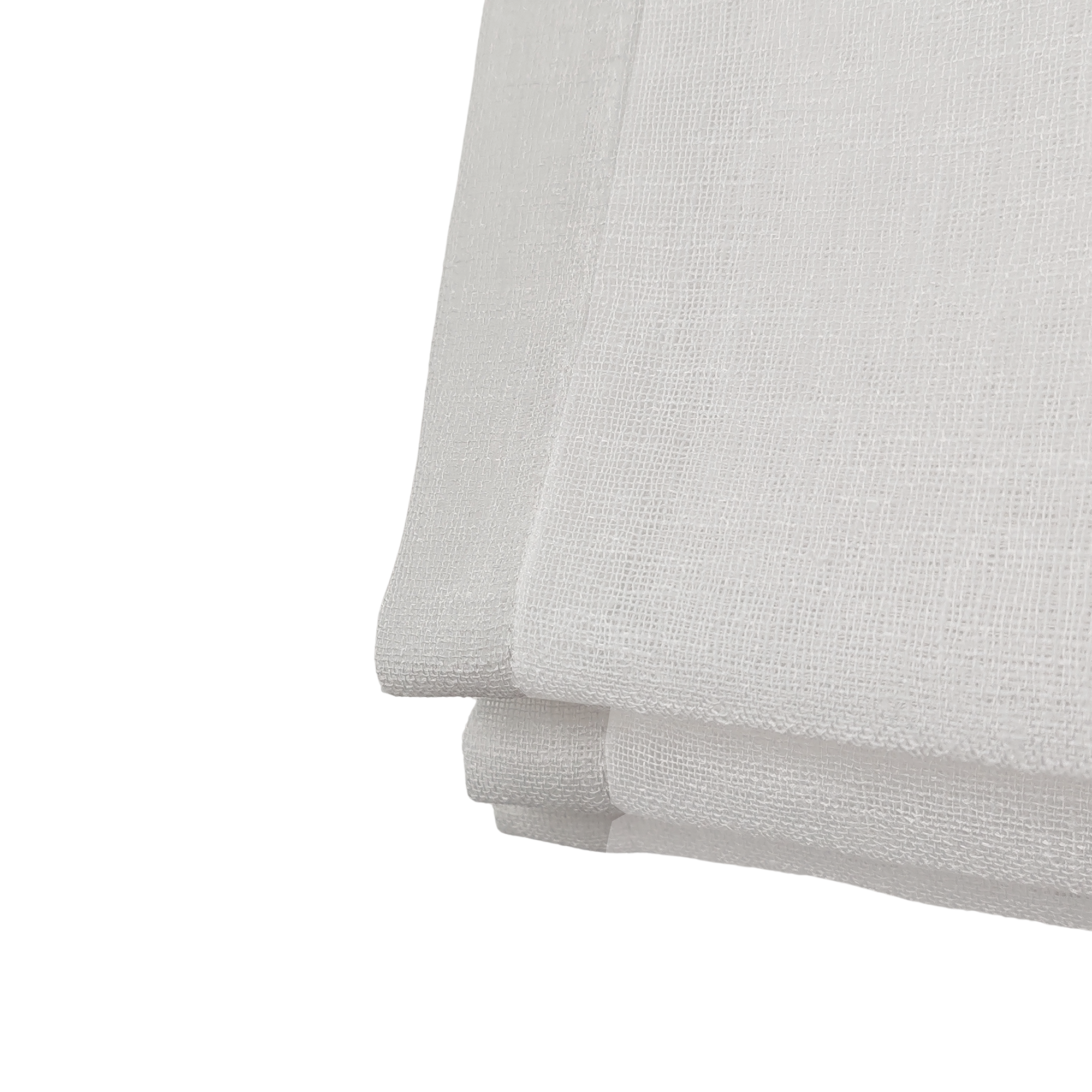 Linen Aspect Translucent Voile Roman Shade