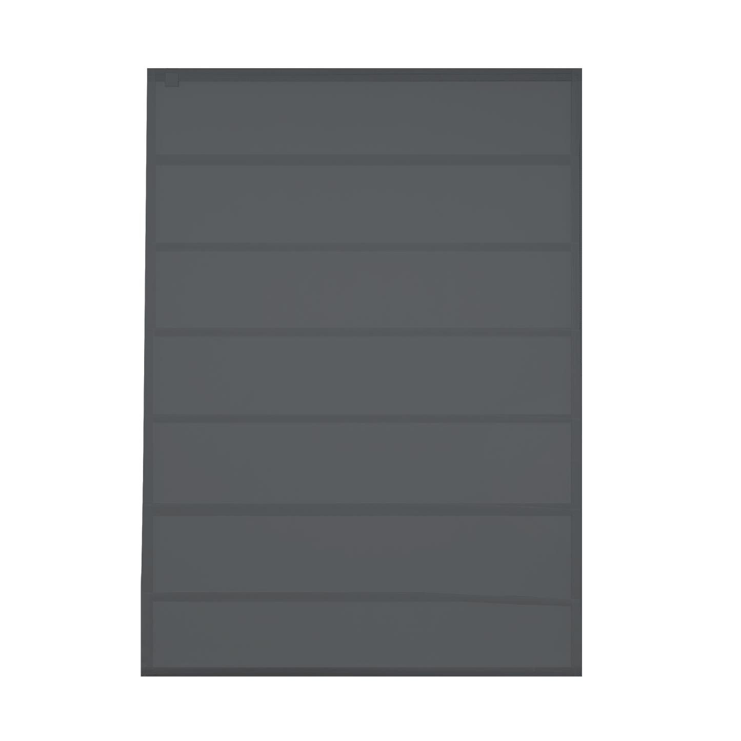 Linen Aspect Translucent Voile Roman Shade