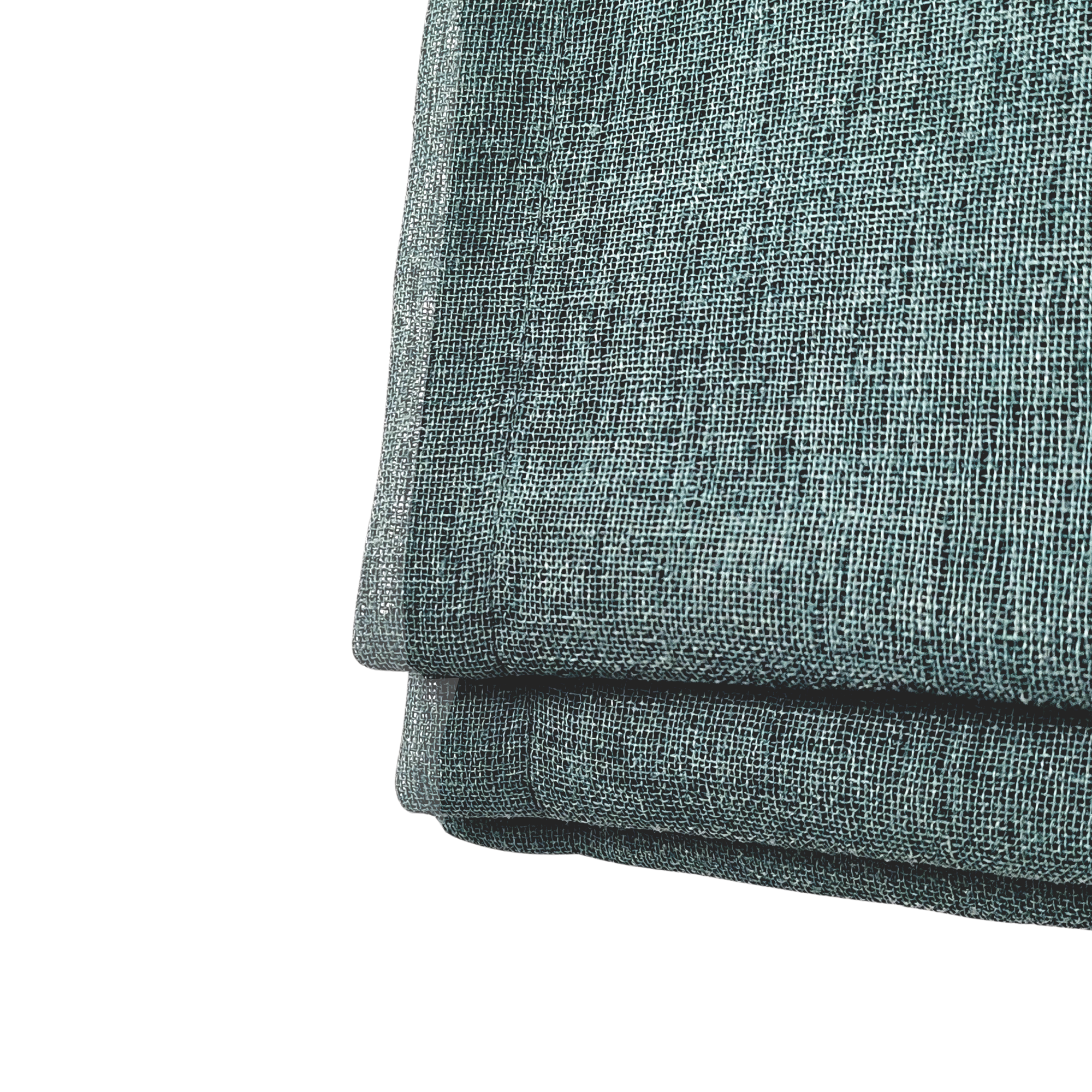 Linen Aspect Translucent Voile Roman Shade
