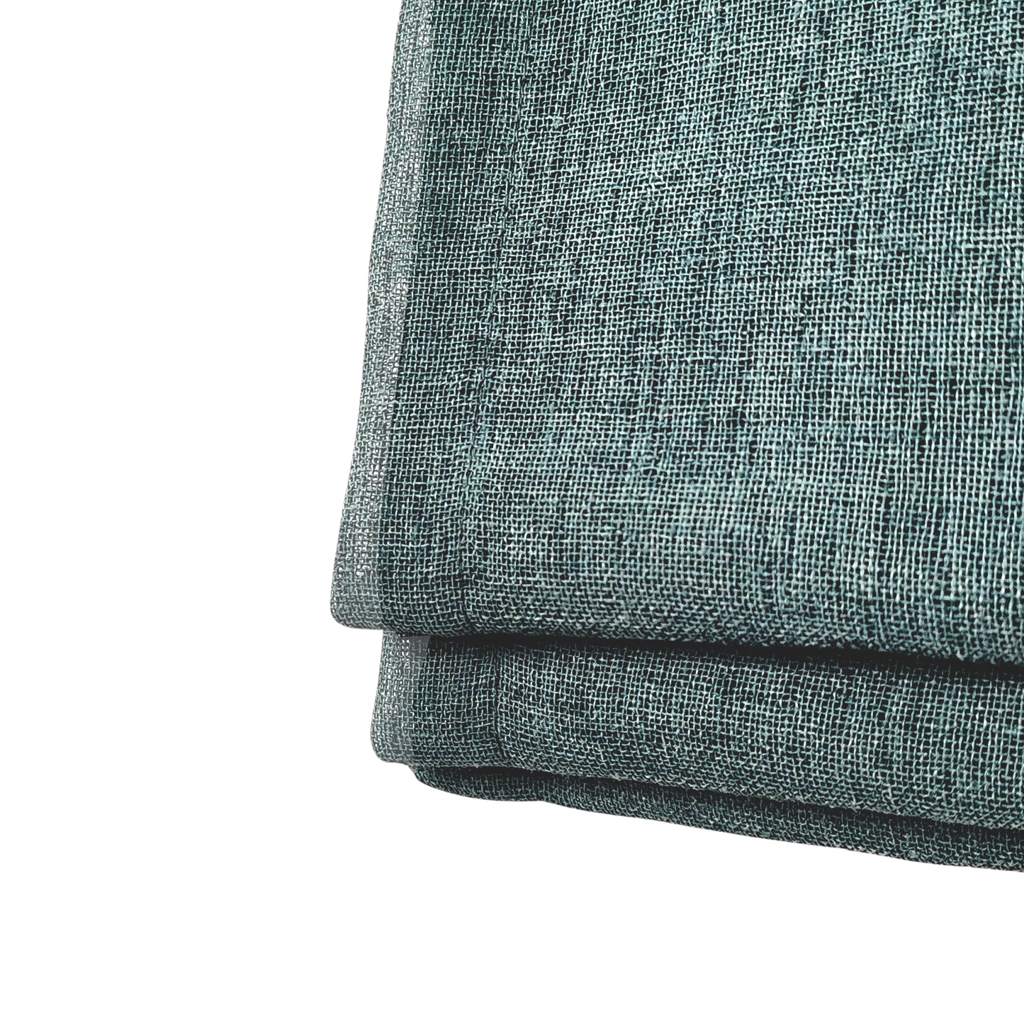 Linen Aspect Translucent Voile Roman Shade