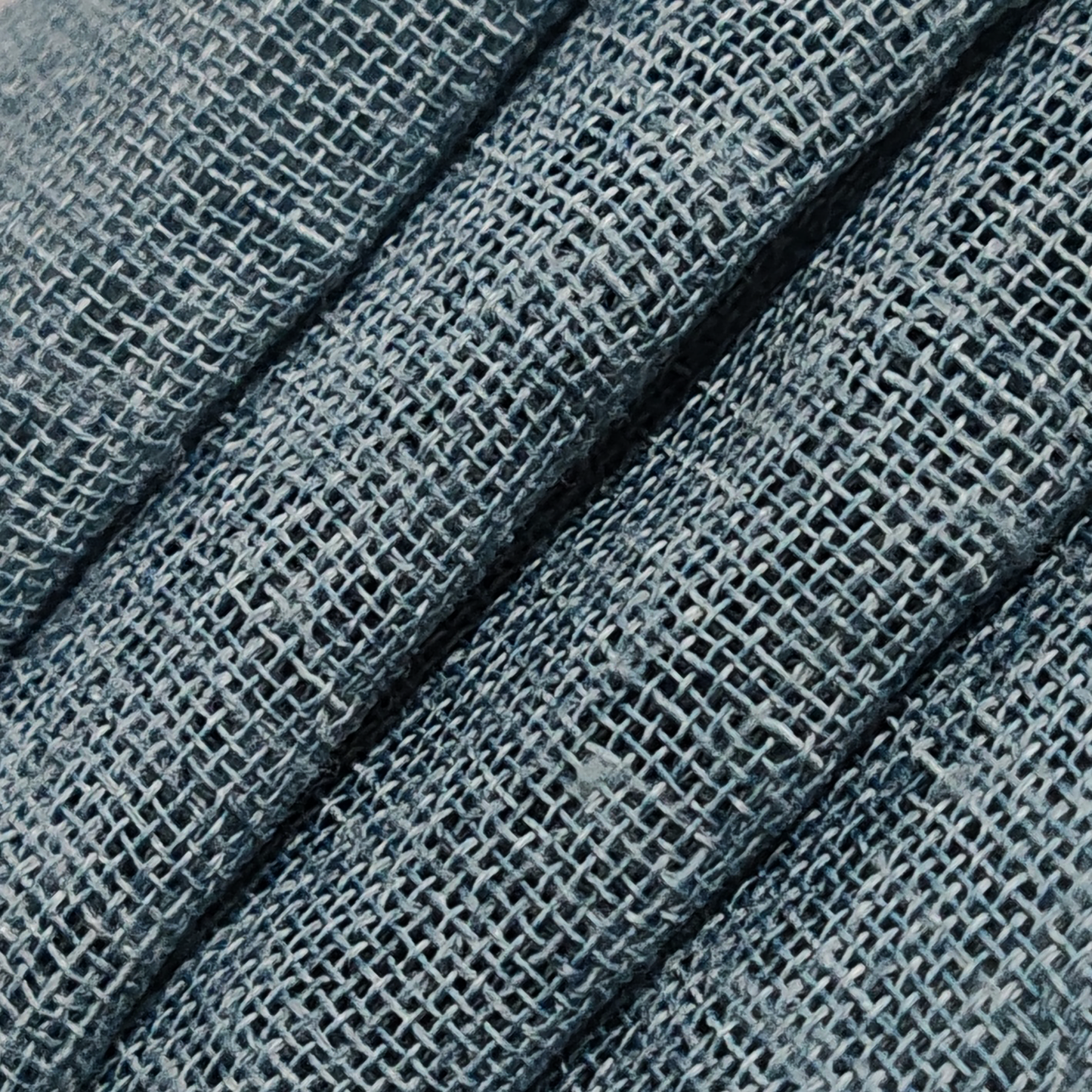 Linen Aspect Translucent Voile Roman Shade