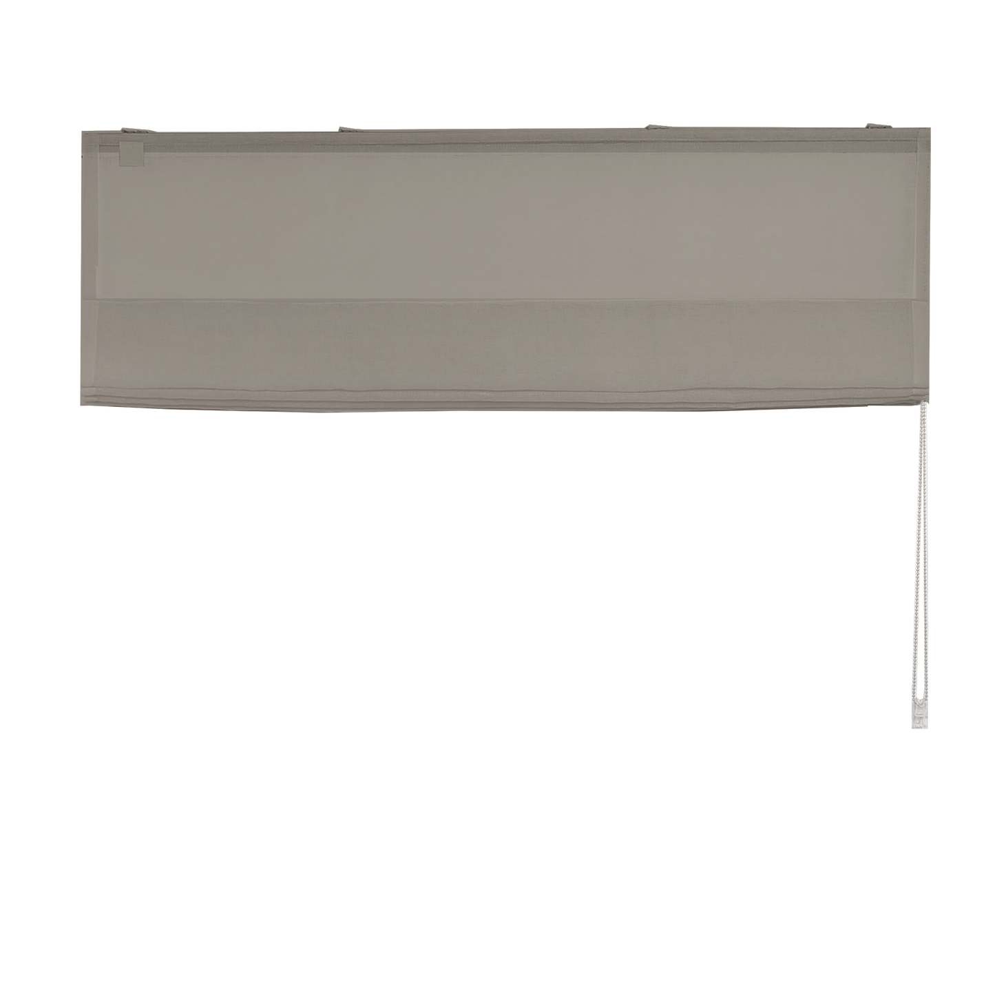 Linen Aspect Translucent Voile Roman Shade