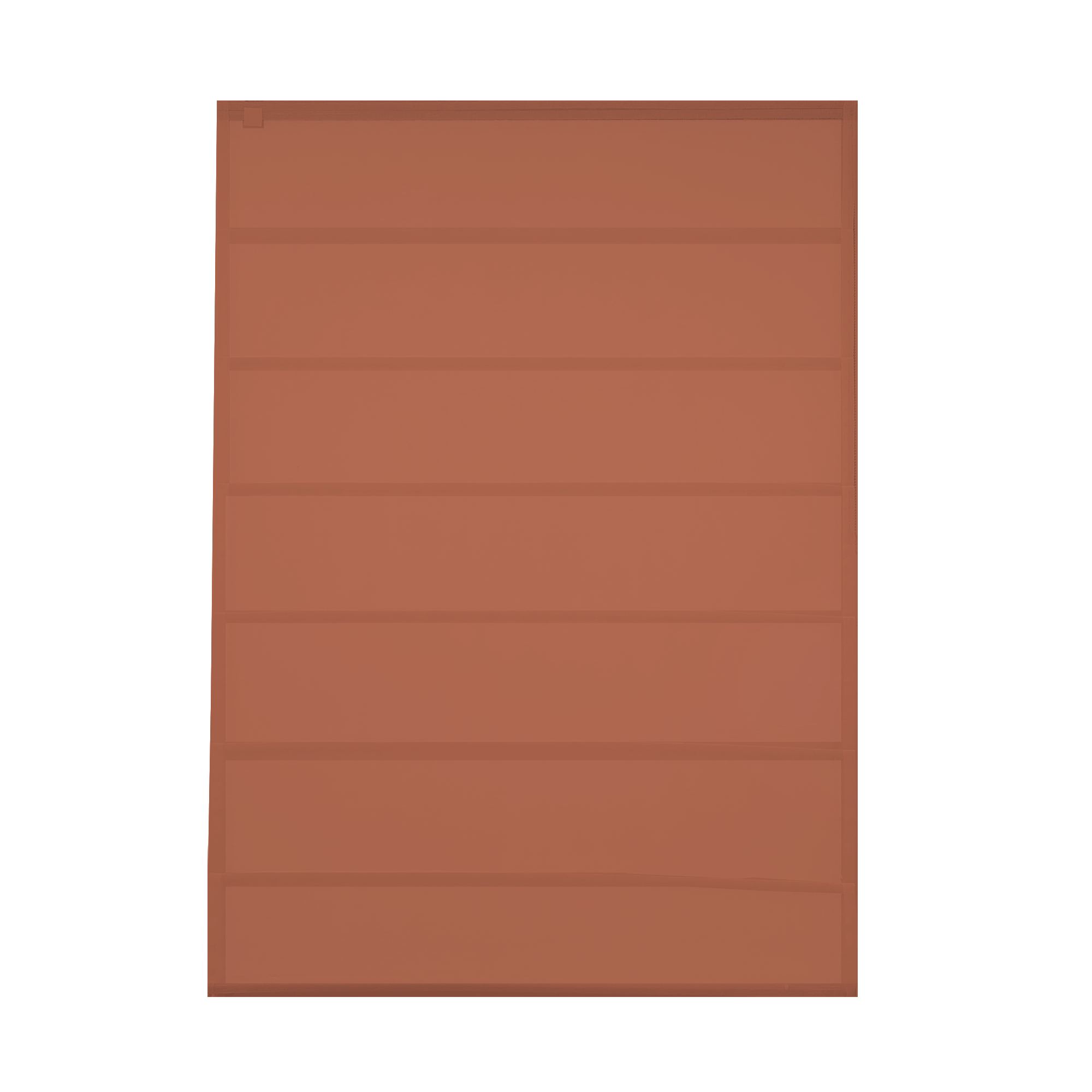 Linen Aspect Translucent Voile Roman Shade