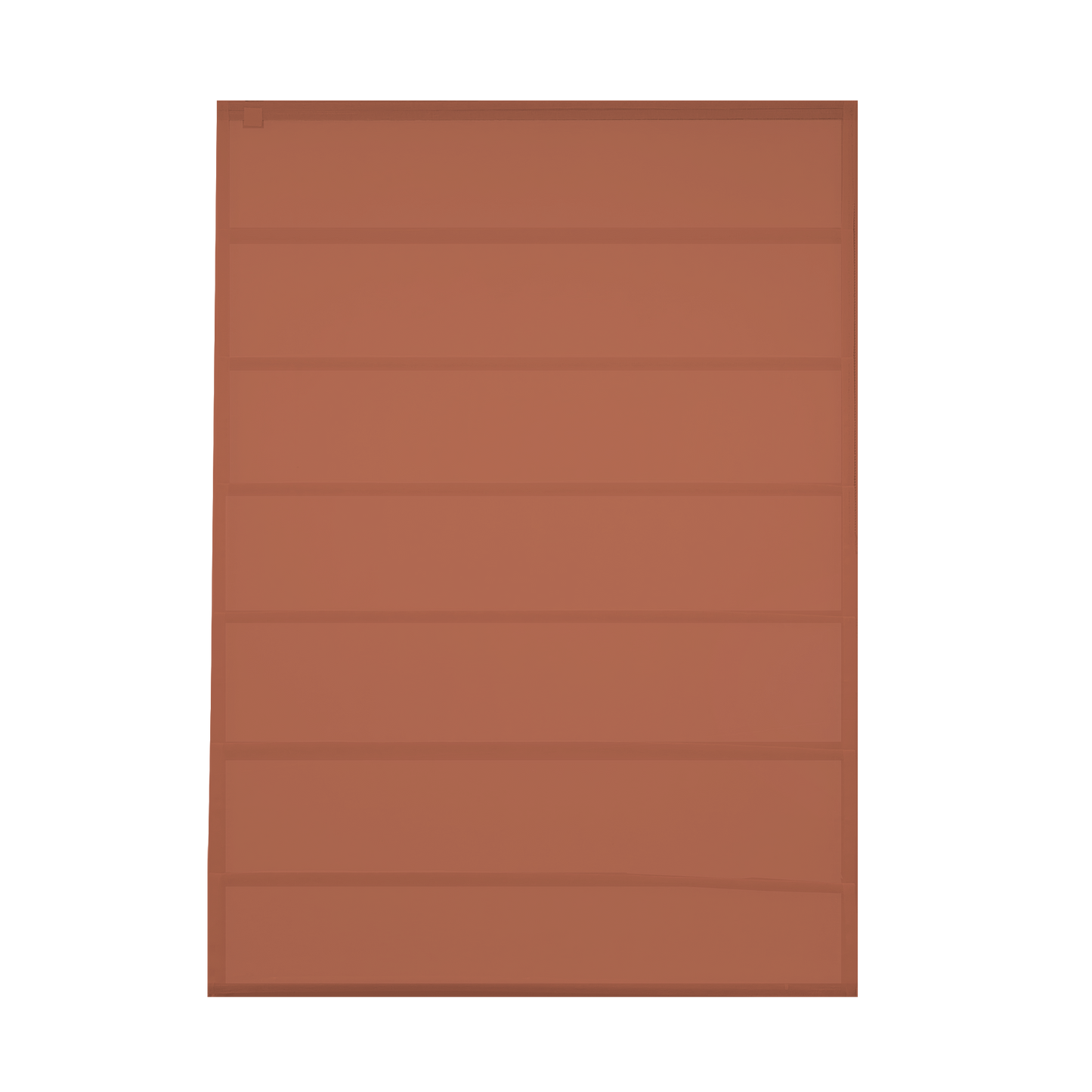 Linen Aspect Translucent Voile Roman Shade