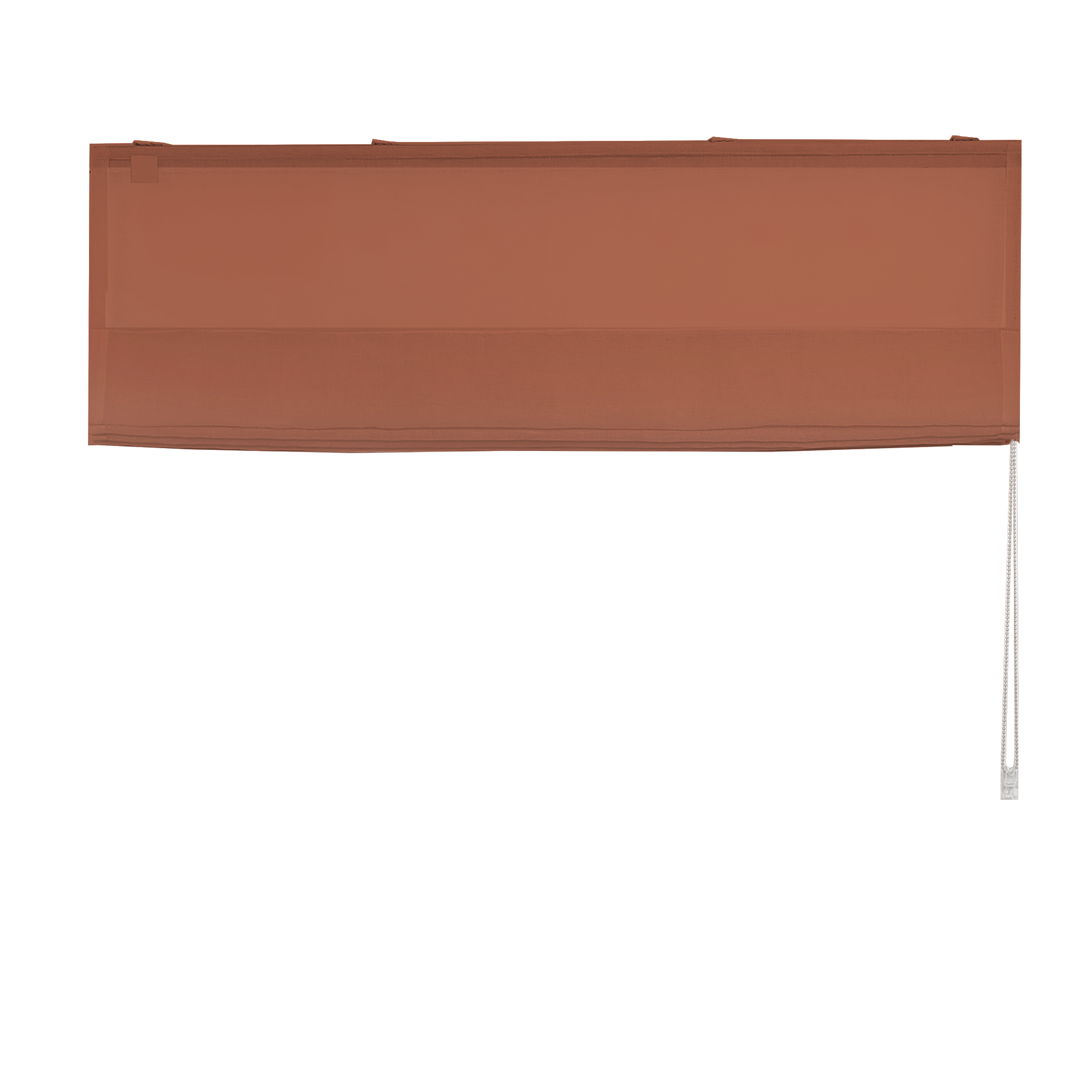 Linen Aspect Translucent Voile Roman Shade