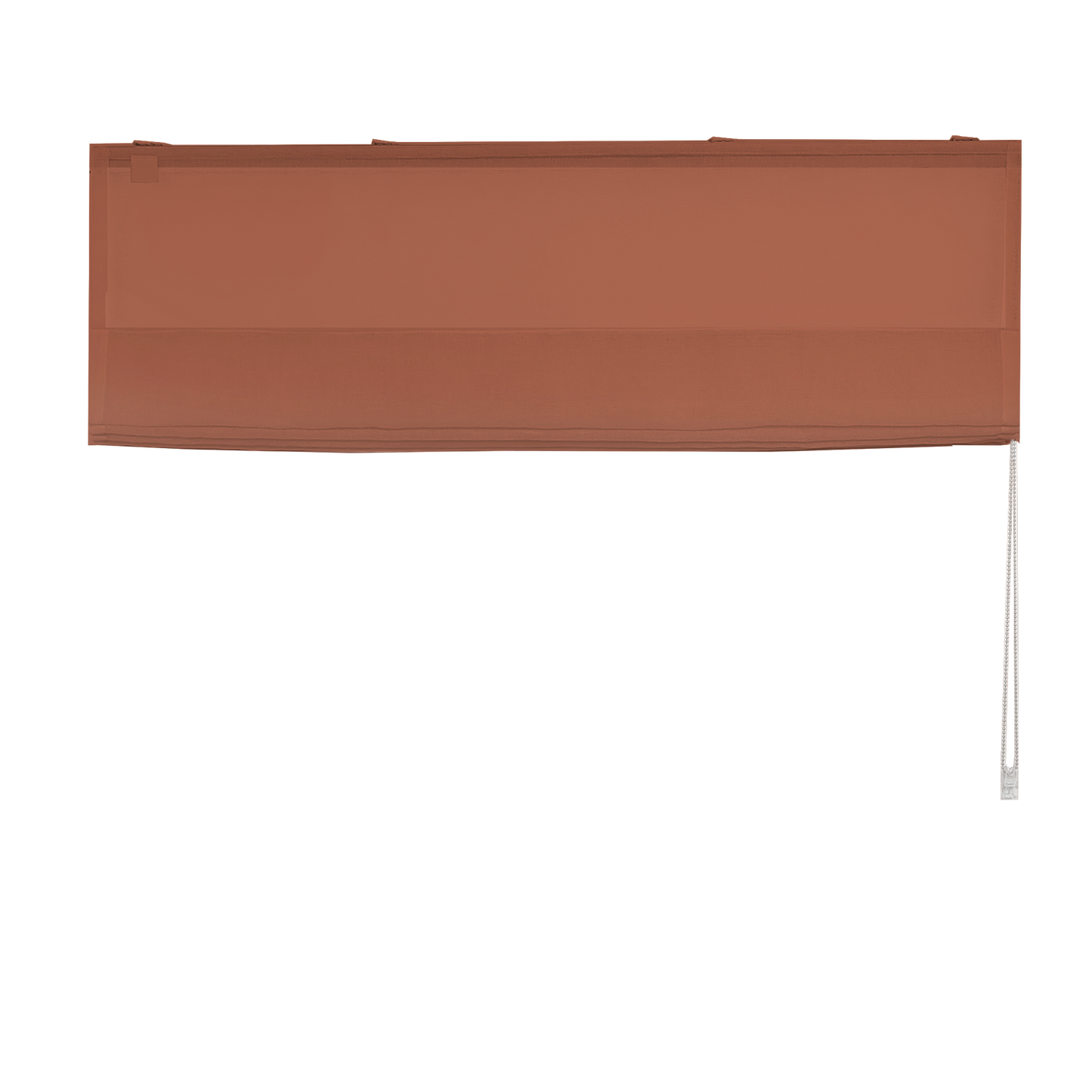 Linen Aspect Translucent Voile Roman Shade