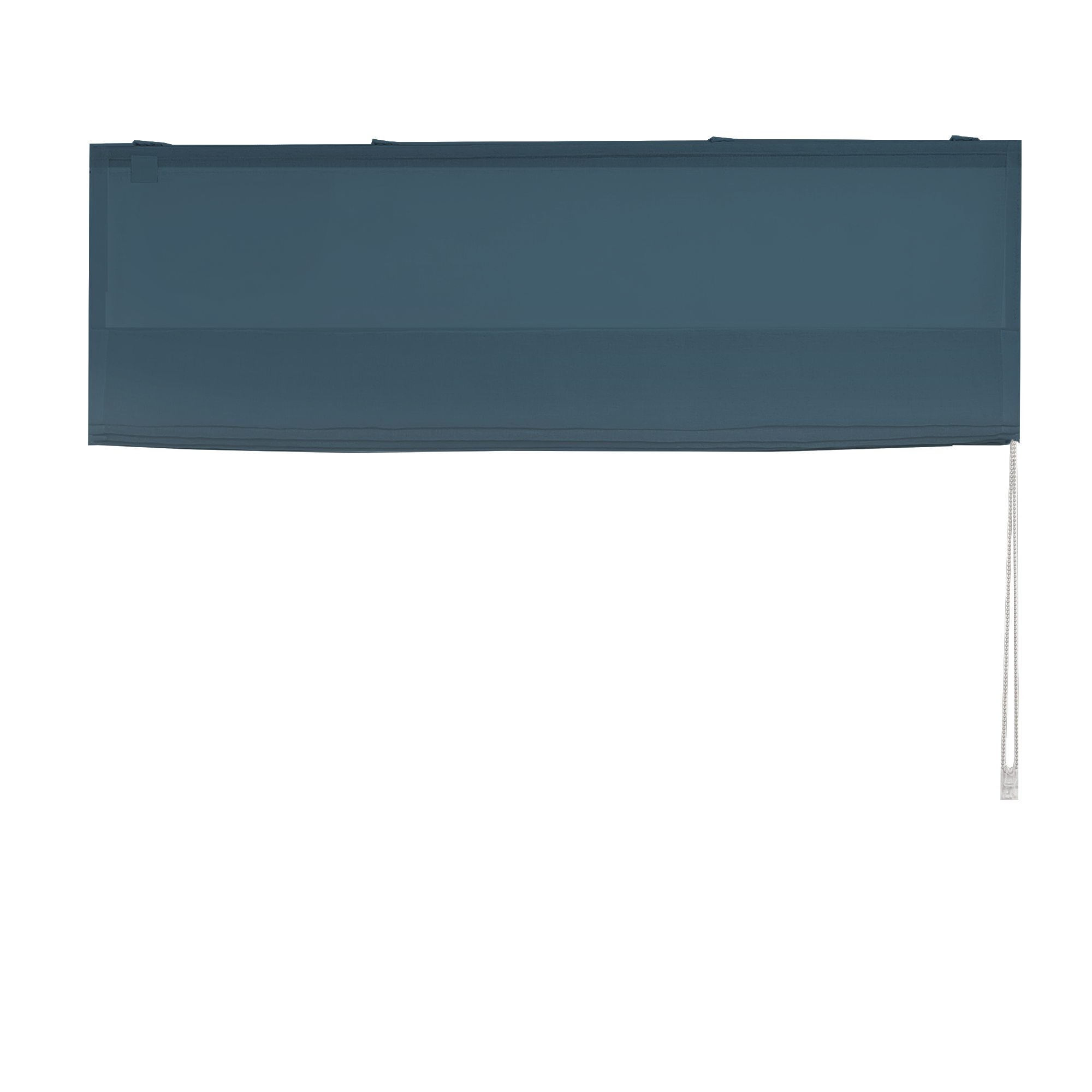 Linen Aspect Translucent Voile Roman Shade