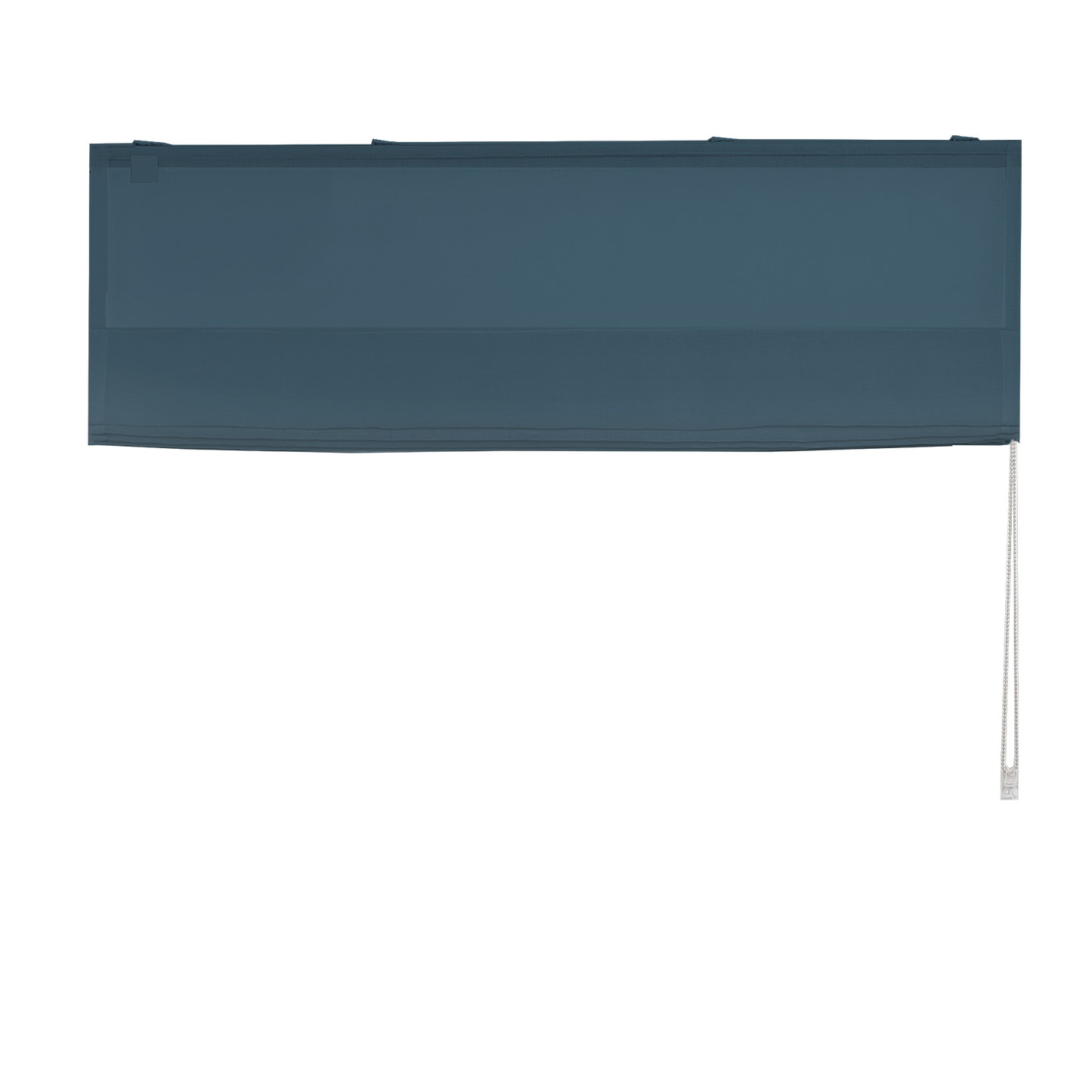 Linen Aspect Translucent Voile Roman Shade