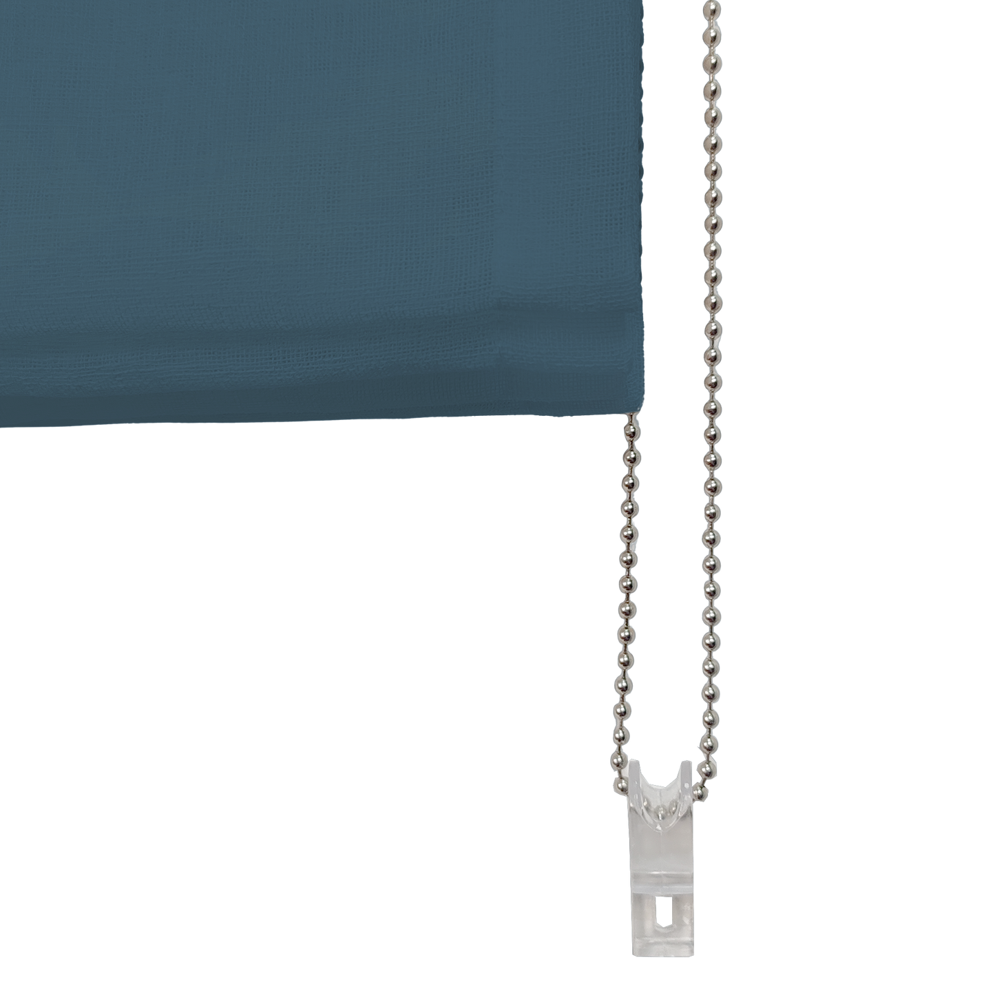 Linen Aspect Translucent Voile Roman Shade