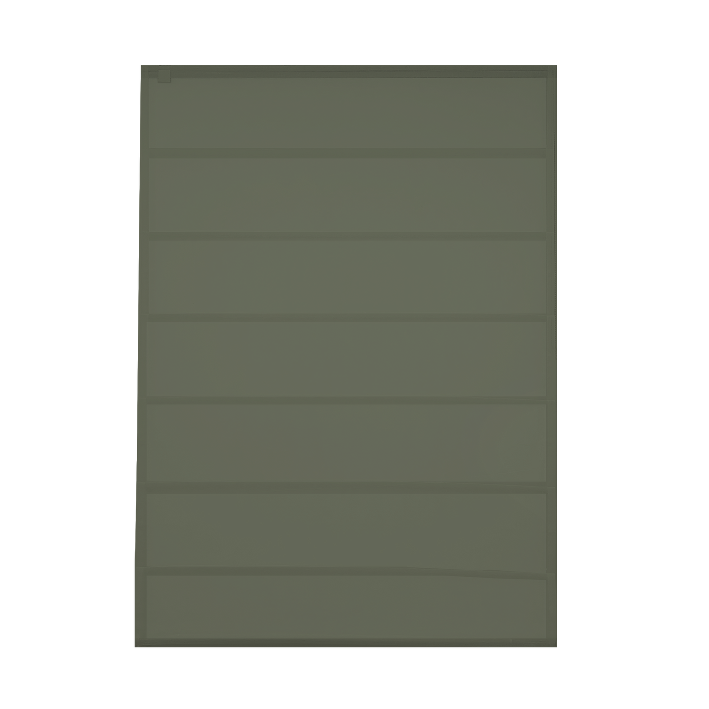 Linen Aspect Translucent Voile Roman Shade