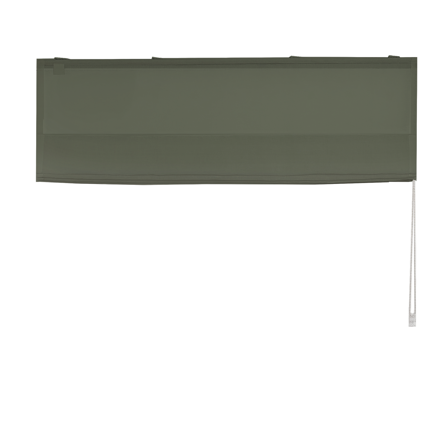 Linen Aspect Translucent Voile Roman Shade