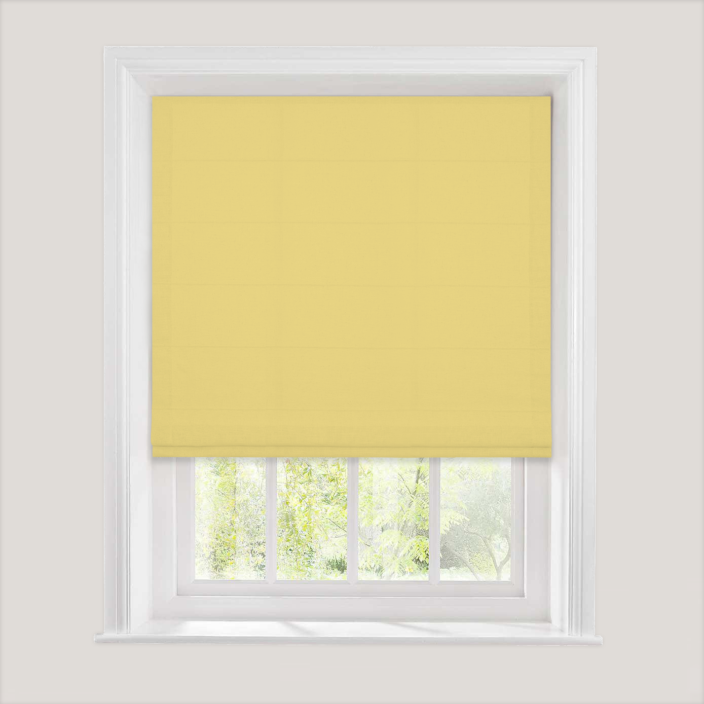 Linen-like Roman Shade
