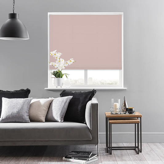 Linen-like Roman Shade