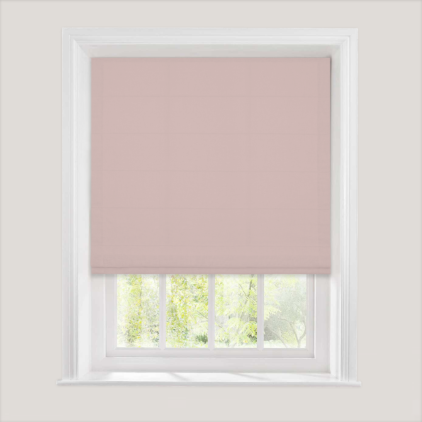 Linen-like Roman Shade
