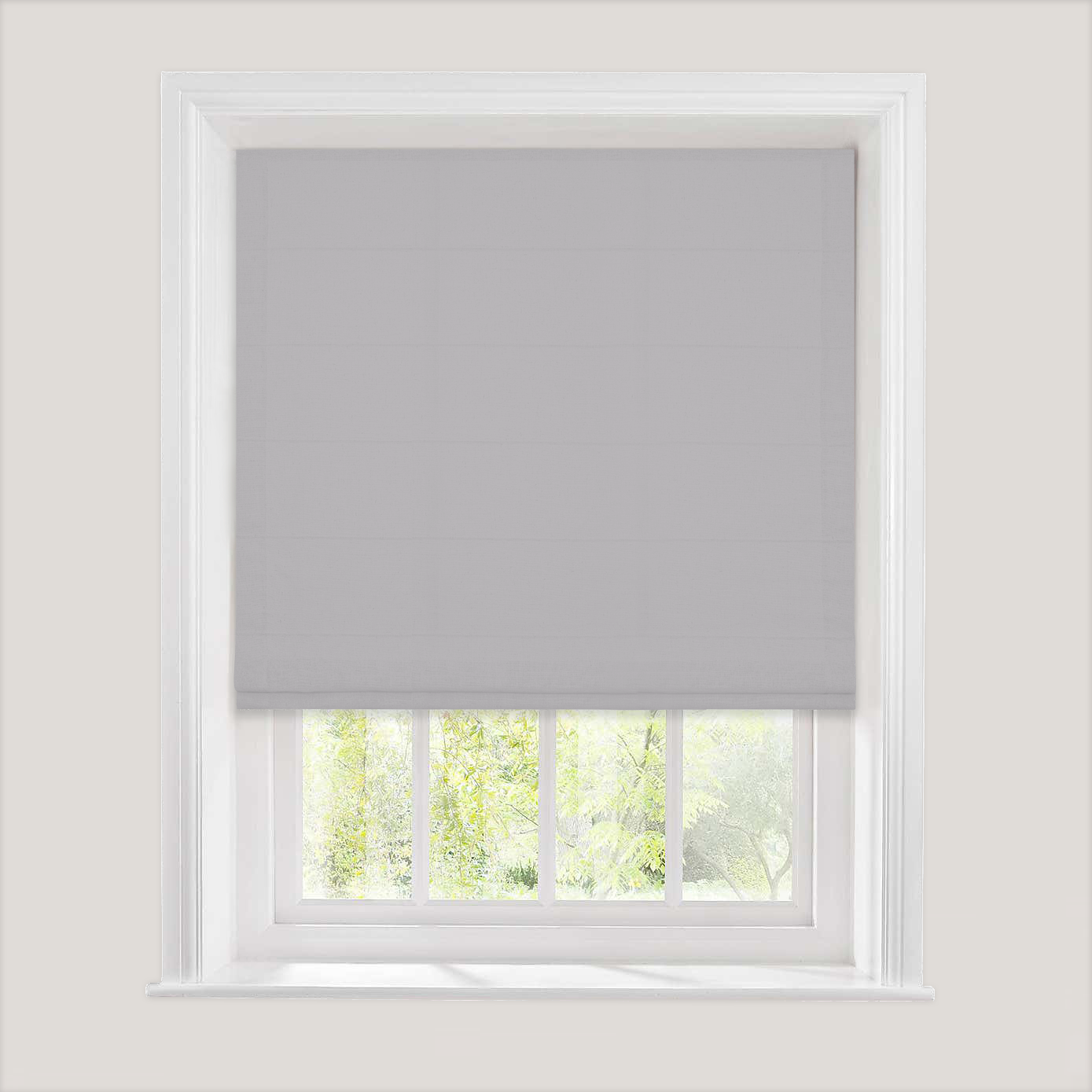 Linen-like Roman Shade