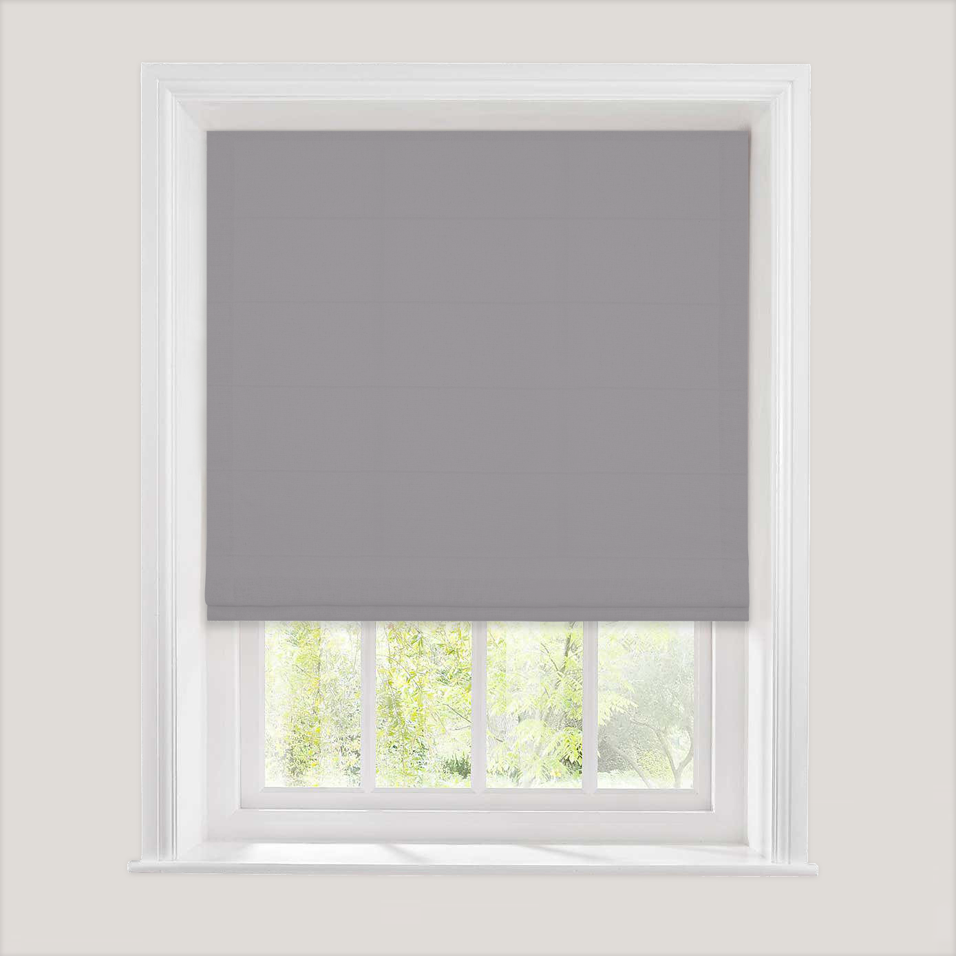 Linen-like Roman Shade