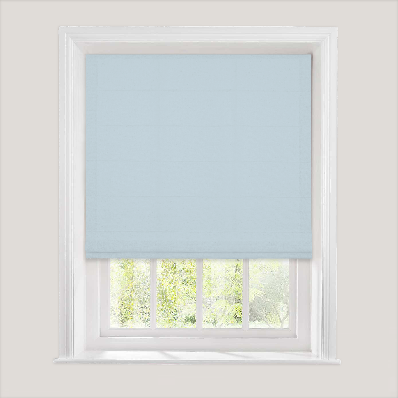 Linen-like Roman Shade