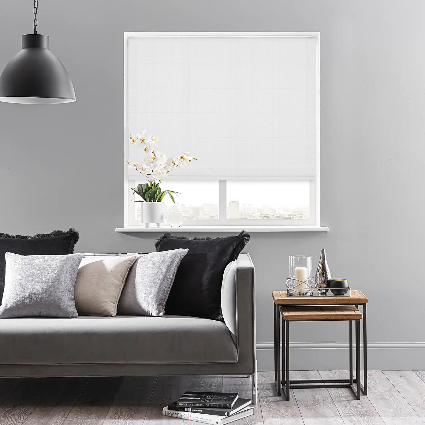 Light Filtering Roman Shade