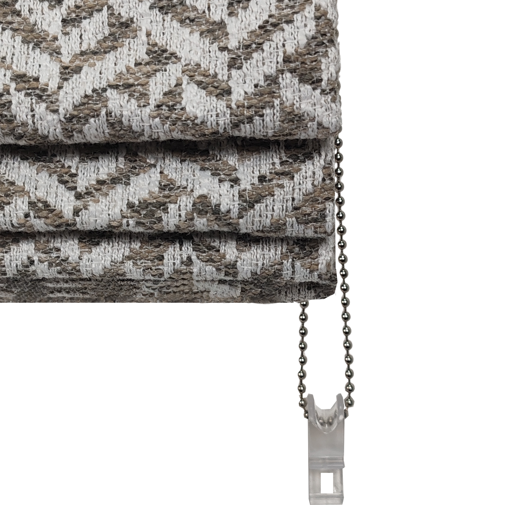 Herringbone Jacquard  Darkening Roman Shade