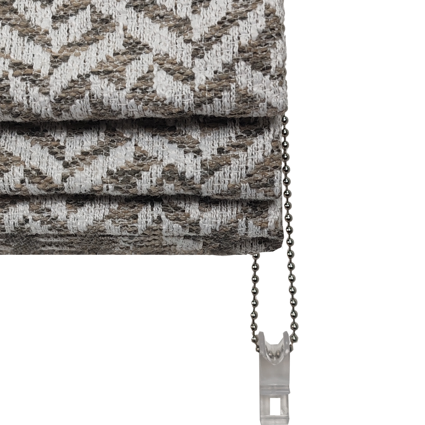 Herringbone Jacquard  Darkening Roman Shade