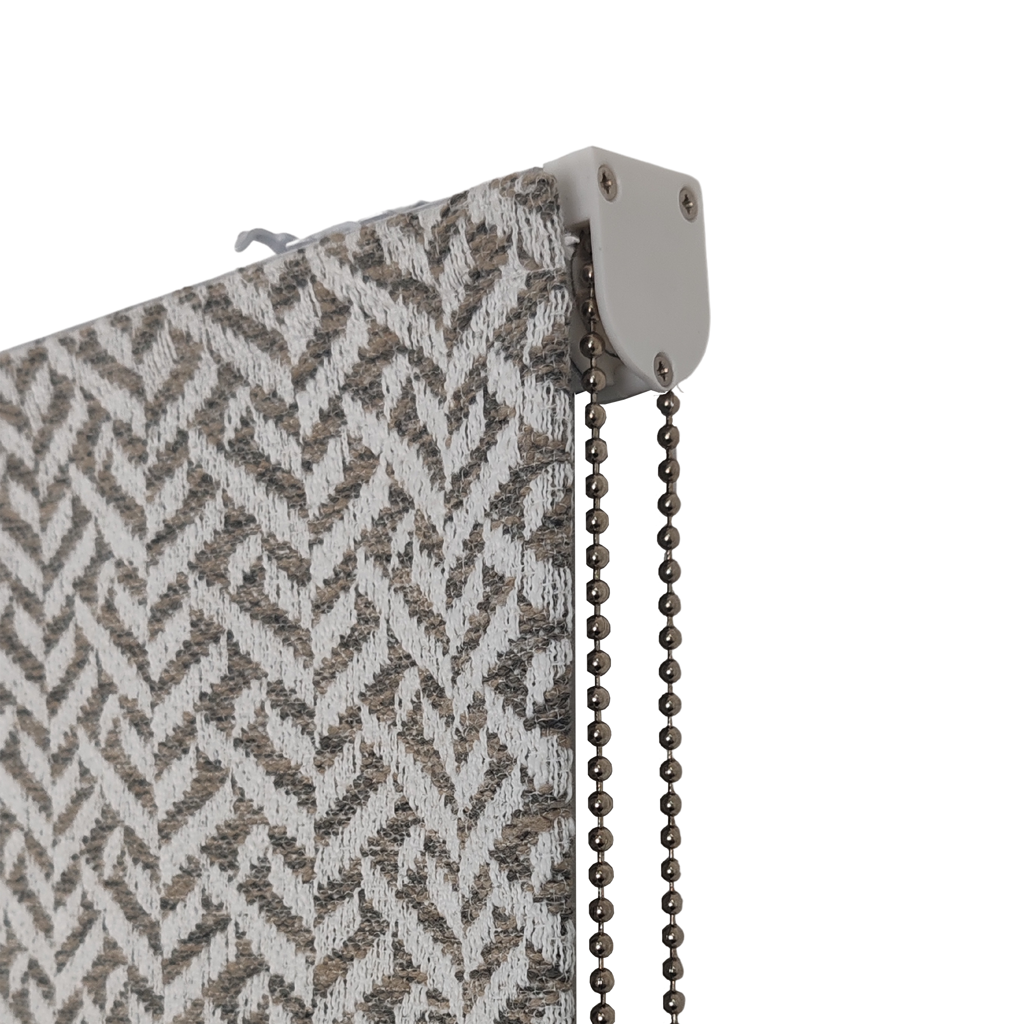 Herringbone Jacquard  Darkening Roman Shade