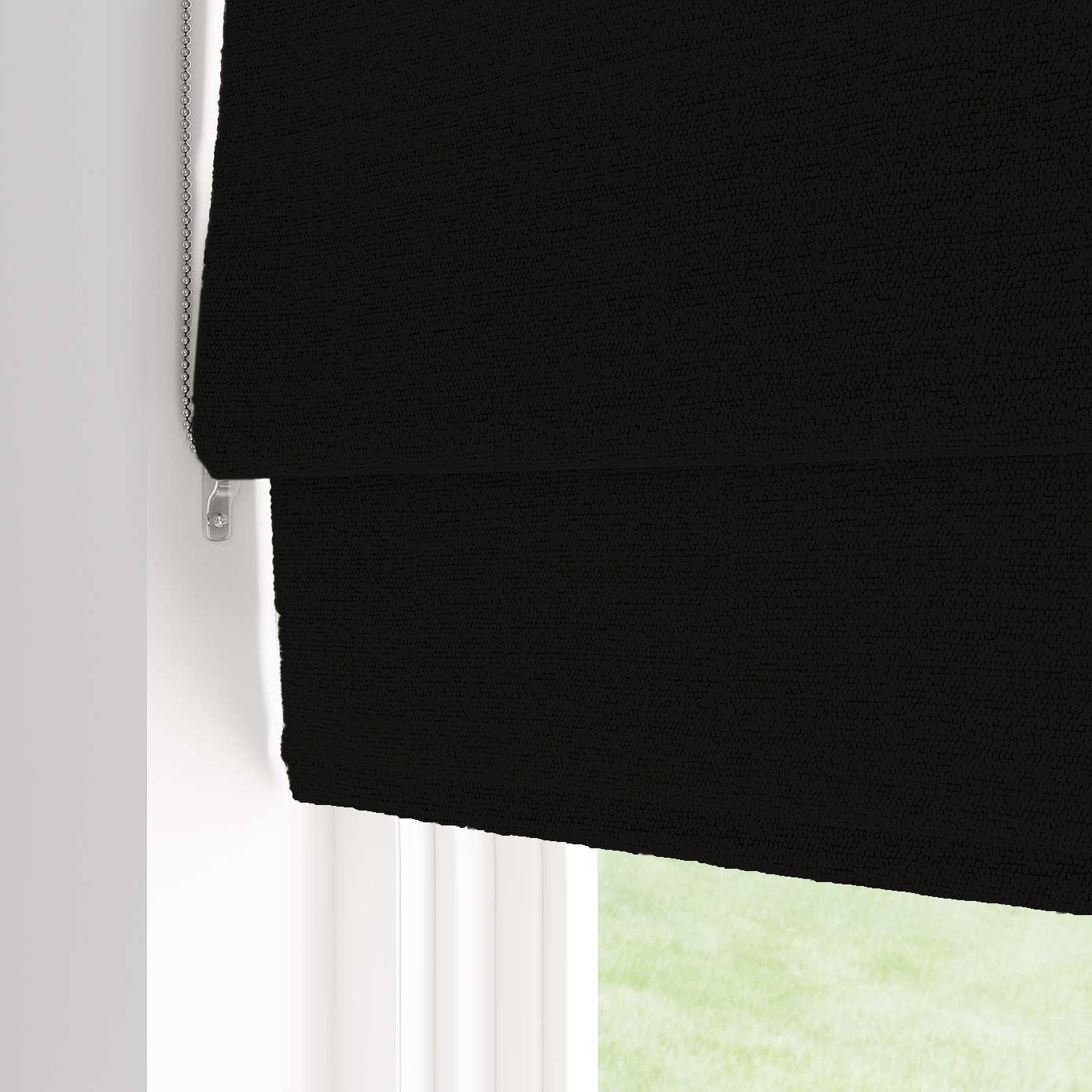 Fashion Yarn Textured Darkening Roman Shade