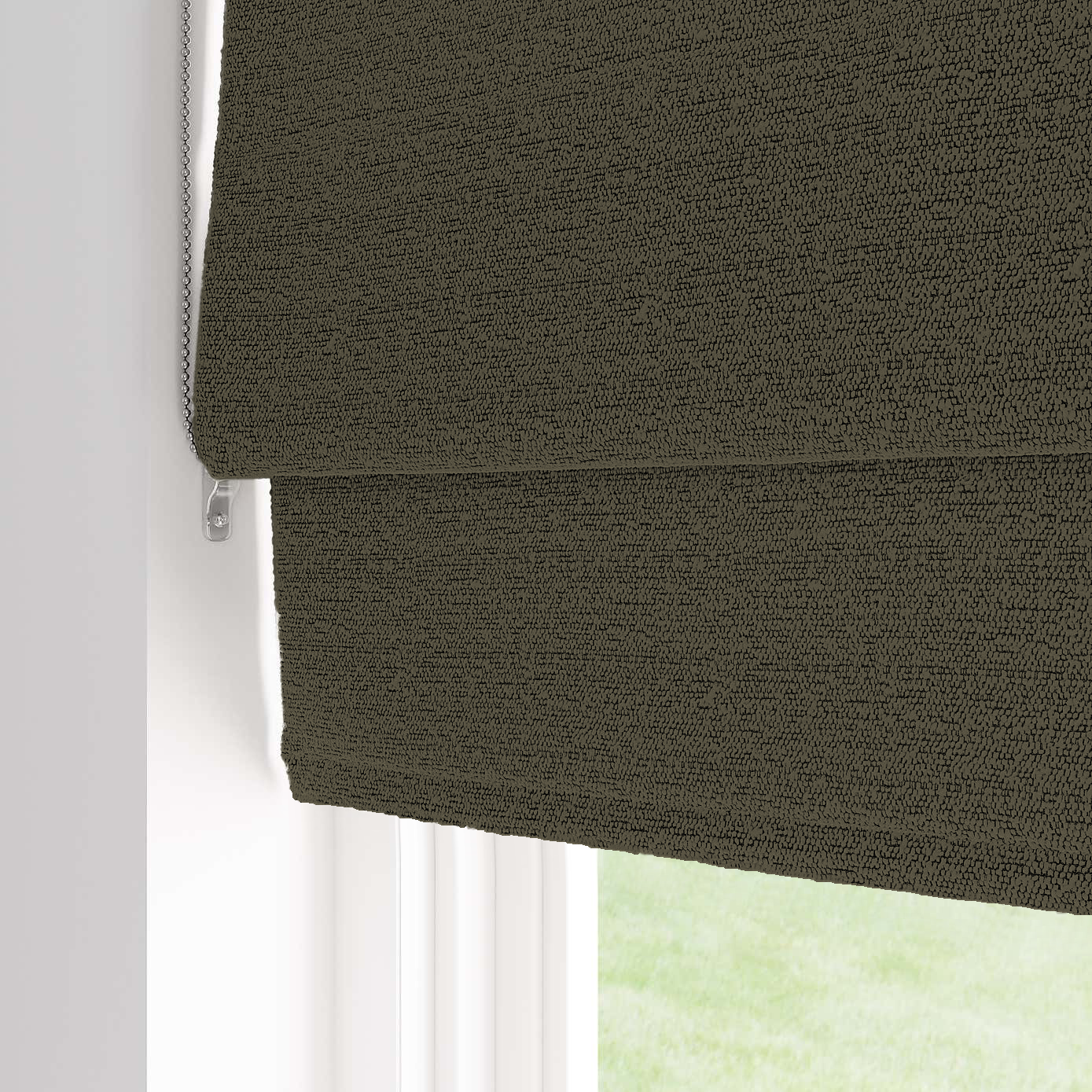 Fashion Yarn Textured Darkening Roman Shade