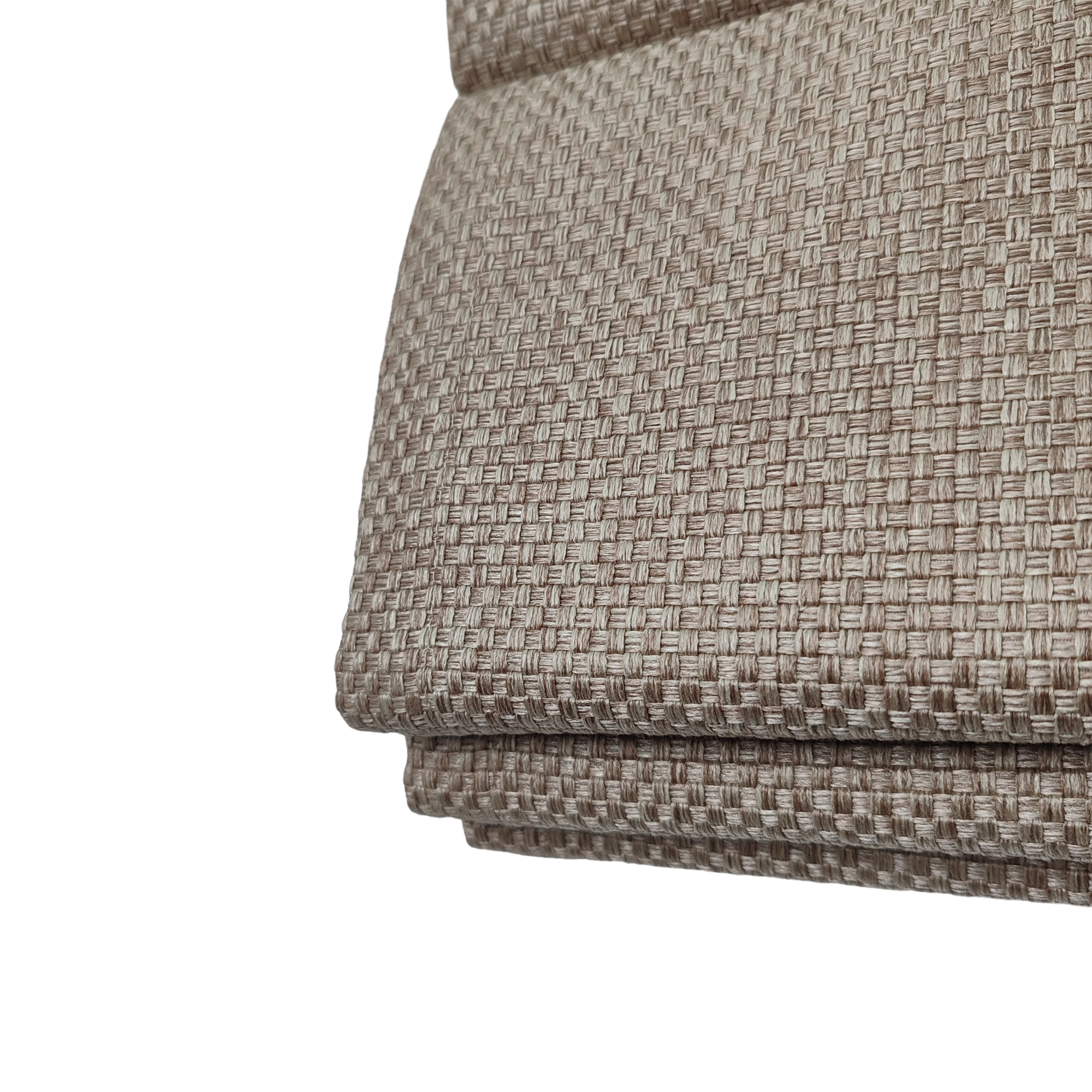 Grid Woven Textured Darkening Roman Shade