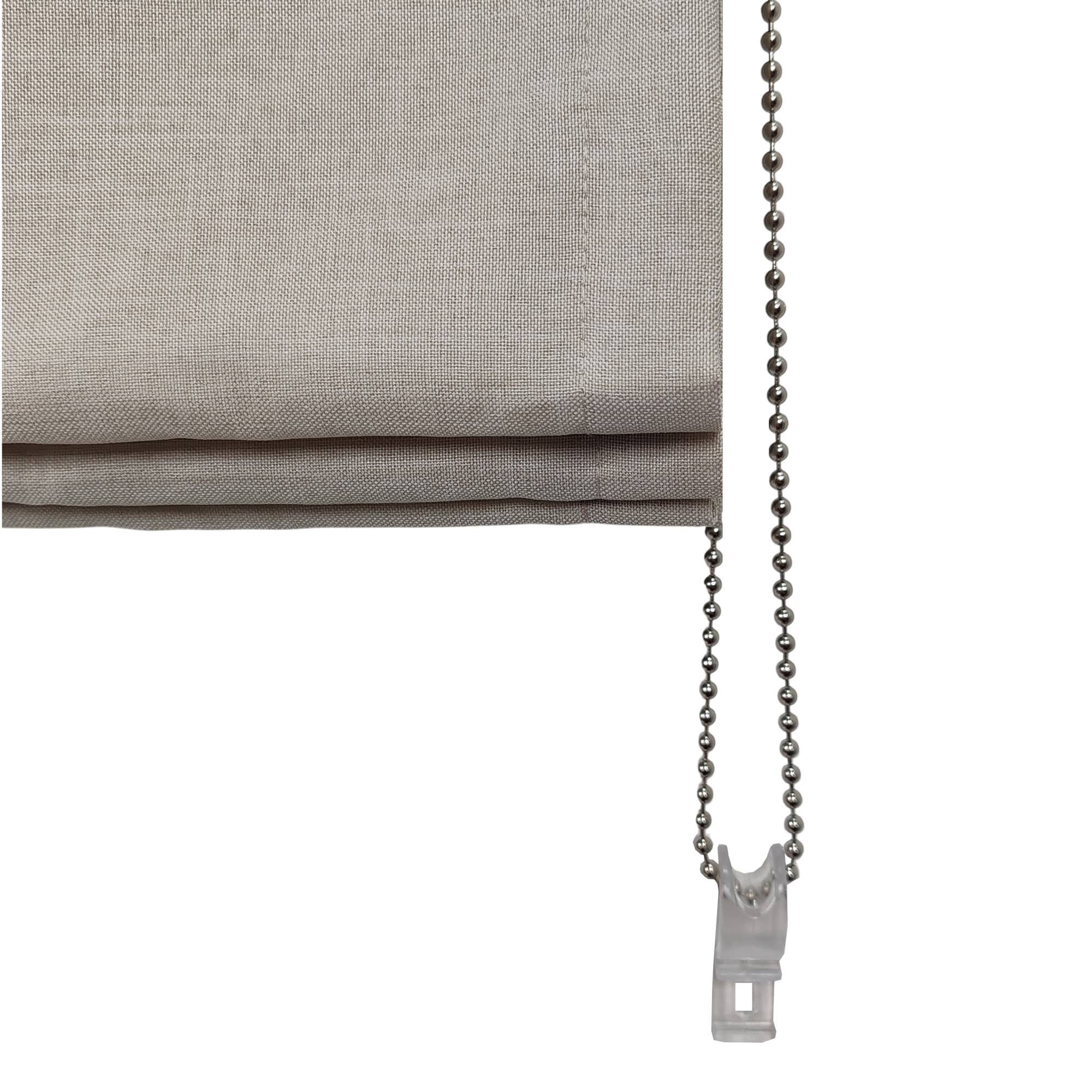 Faux Linen Textured Soft light-filtering Roman Shade
