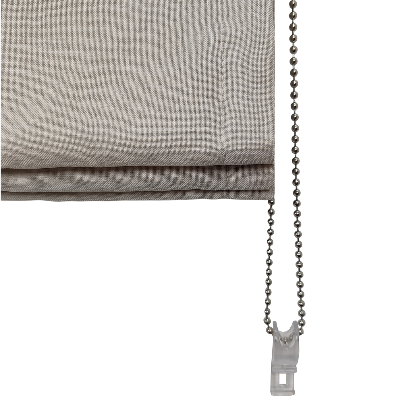 Faux Linen Textured Soft light-filtering Roman Shade