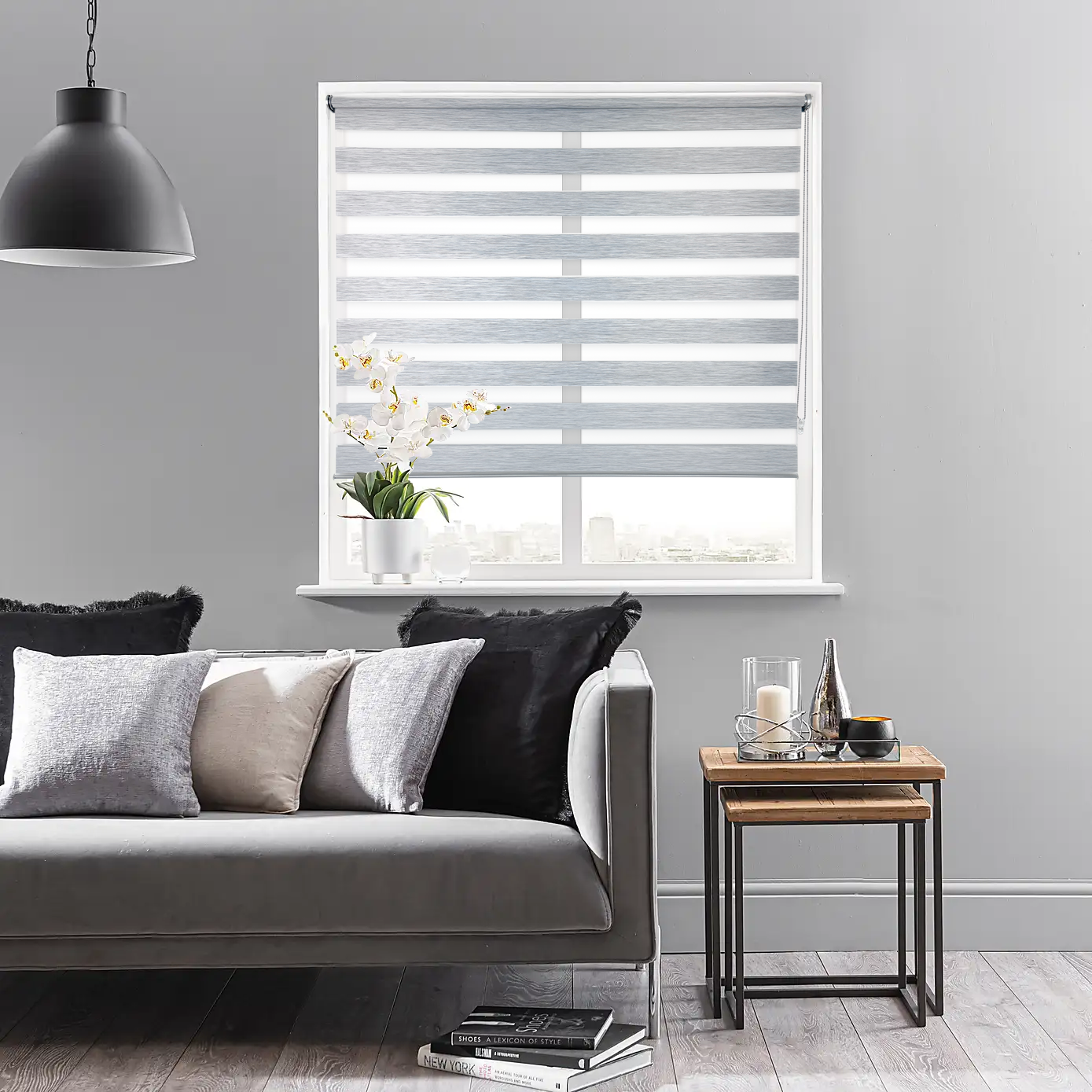 MOSCOU ZEBRA BLIND IN STONE