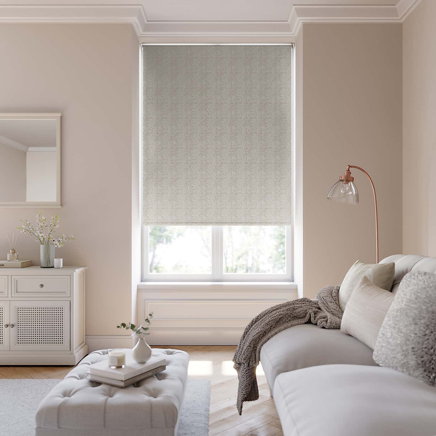 Crayton Textured Blackout Roller Shade