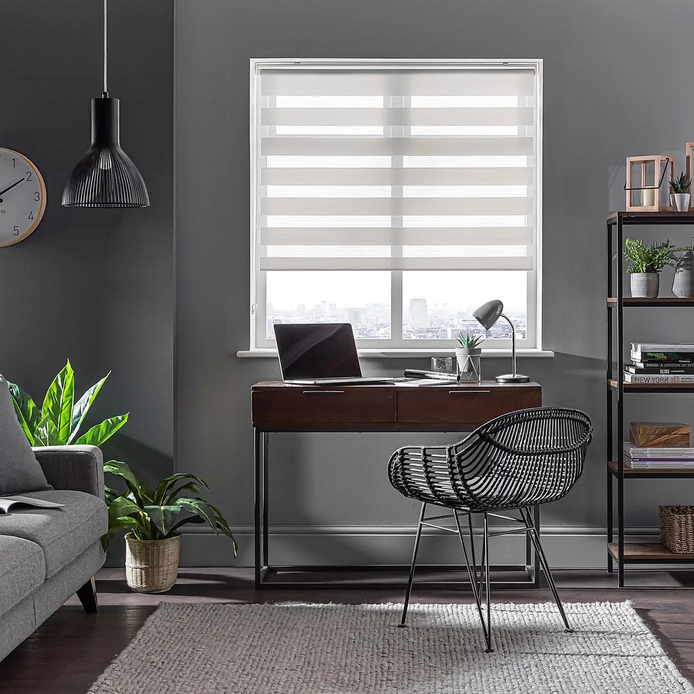 MOSCOU ZEBRA BLIND IN BEIGE