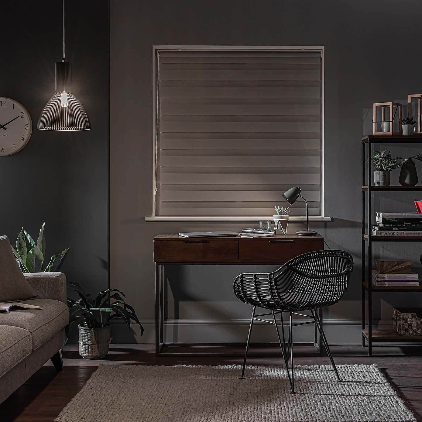 MOSCOU ZEBRA BLIND IN BEIGE